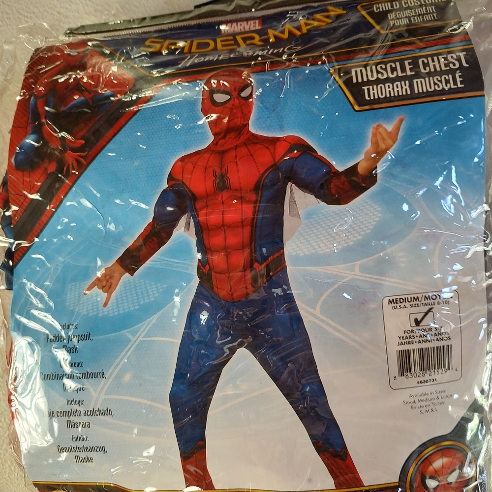 Halloween Marvel Spiderman child medium costume
